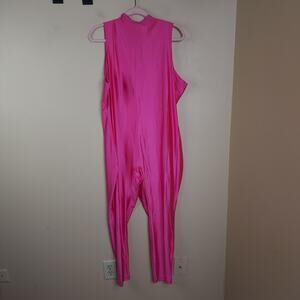 SKIMS Shine Spandex Jersey Catsuit in Hot Pink Size 4X